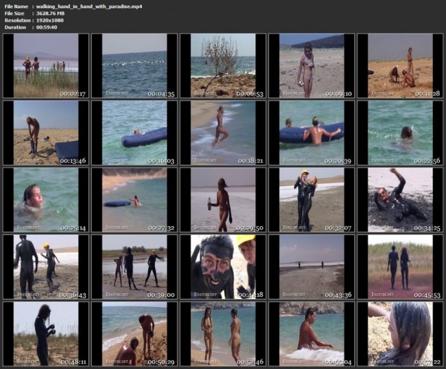 Walking hand in hand with paradise Naturism HD video [ヌーディズムコレクション]